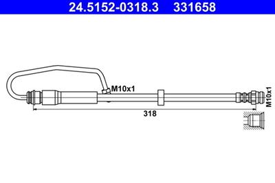 ATE - 24515203183-ATE - Brake Hose