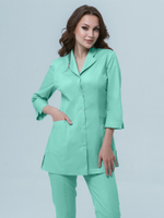 Медицинская блуза женская MediS Бл-308к3/4 клеон проф