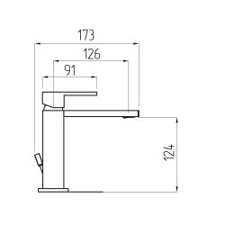 Смеситель Migliore Kvant Gold 25395  для раковины, золото