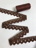 Тесьма плетеная,  1,7см, коричневый АК