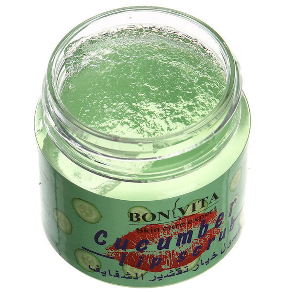 Скраб-бальзам для губ Bon Vita Огурец Cucumber Lip Skrub, 40 гр