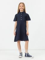 Платье темно-синее для девочки арт. АТ594