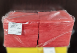 Салфетки 24х24см Эконом Красные "БигПак"400 (18уп) АП