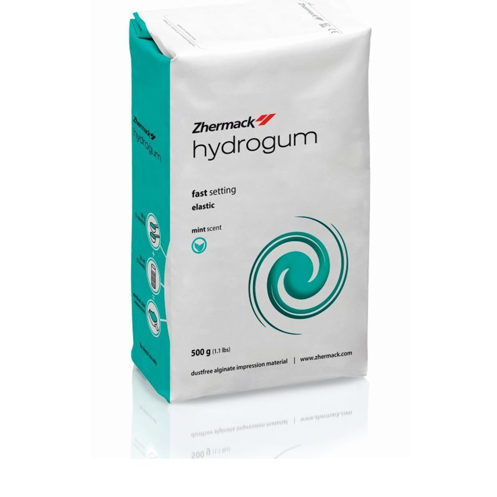 Hydrogum / Гидрогум. Альгинатная масса (альгинат). Слепочный материал стоматологический для снятия слепков. (500 г) Zhermack/Жермак