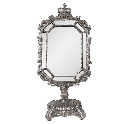 Зеркало настольное "Корона" 15x10x31см Поликерамика,зеркало