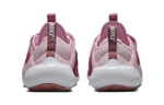 Middle-aged children's Nike Flex Advance shock absorption, non-slip, wear-resistant, low-top running shoes pink and white