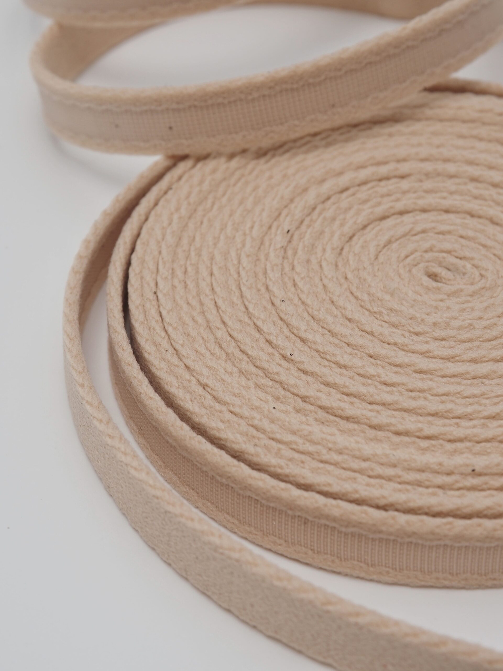 Туннельная лента бежевая бесшовная ширина 10 мм