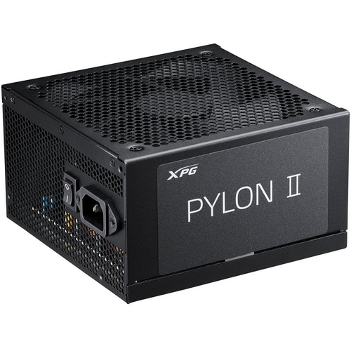Блок питания ADATA XPG 650W PYLON II, 120 мм, 16 Pin PCIe 5.0, 80 PLUS Bronze (PYLONII650B-BKCEU)