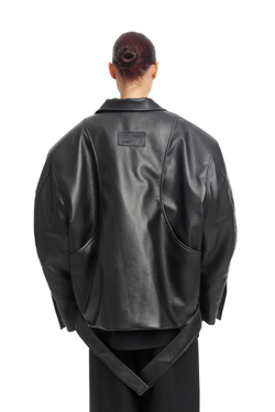 Кожаная куртка URBAN Black