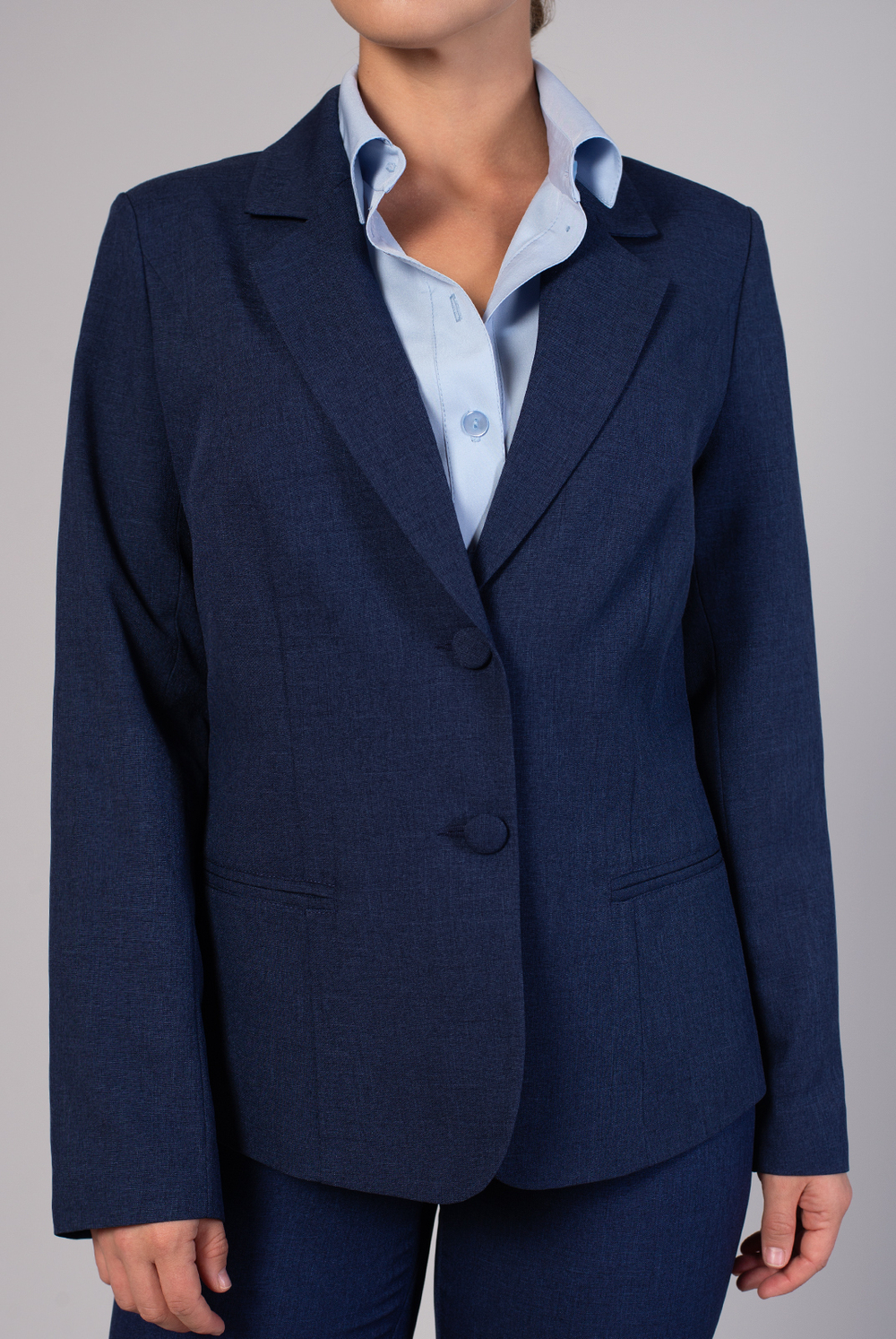 Жакет женский 3768ЗП, темный деним #38ТД043768ЗП