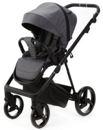 Детская коляска Adamex Quantum 3 в 1 Q-TK66 (Т.СЕРЫЙ)