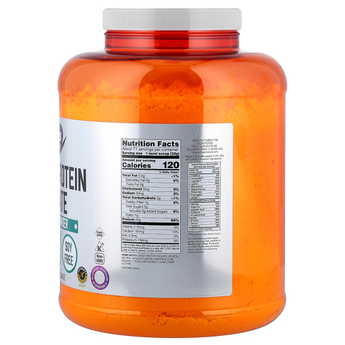 NOW Foods, Sports, изолят сывороточного протеина, сливочная ваниль, 2,27 кг (5 фунтов)(2268 г)