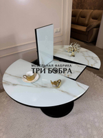 Стол кухонный "Орион", белый кварц