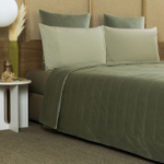 Покрывало Frette Luxury Cashmere Velvet Tranquil Green (270 x 260 см)