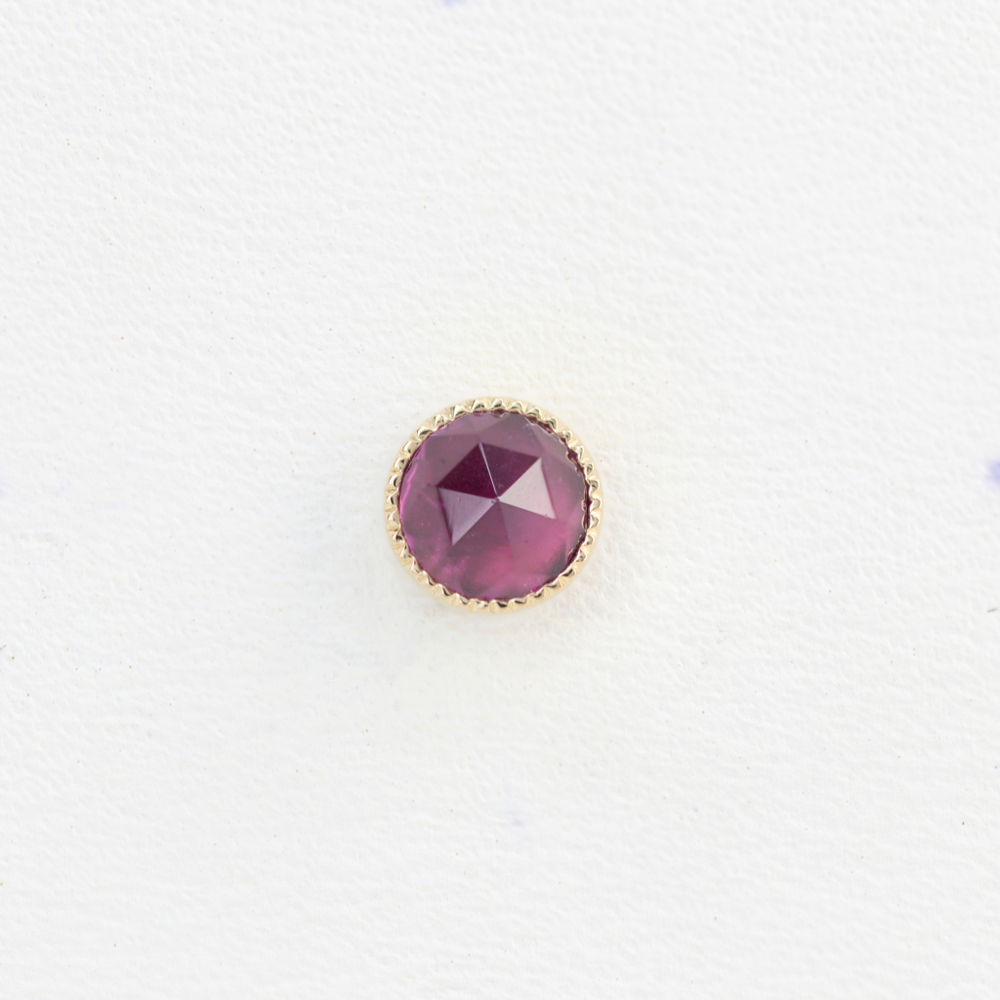 Grisant Cab tops with rose cut stone