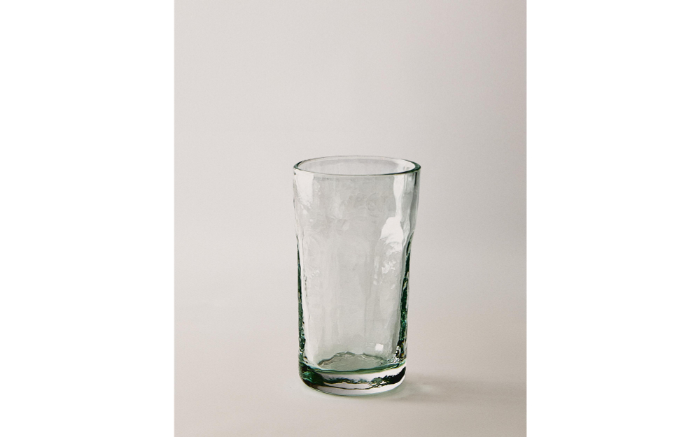Zara Home стакан из стекла, цвет прозрачный, 10 см · 0232/401