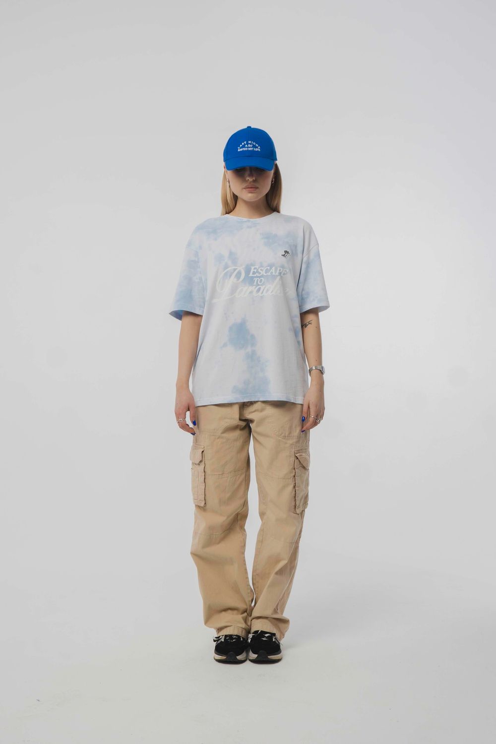 Футболка "ETP" Небесно-Голубая