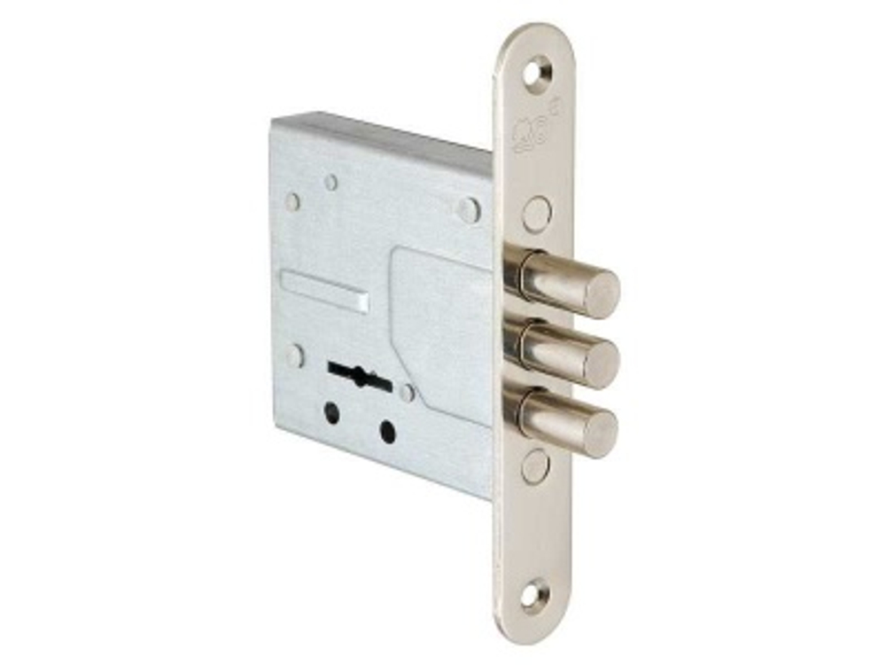 Замок врезной 3В 8-8У/13 без отв планки Сувальдный 3 ключа