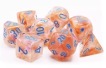 Chessex Dice Set Borealis Lab Rose Gold/Blue (7 set)