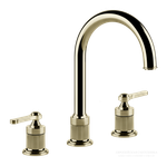 Cмеситель для раковины Gessi Venti20, с зонтичным изливом, донный клапан, цвет Brass PVD