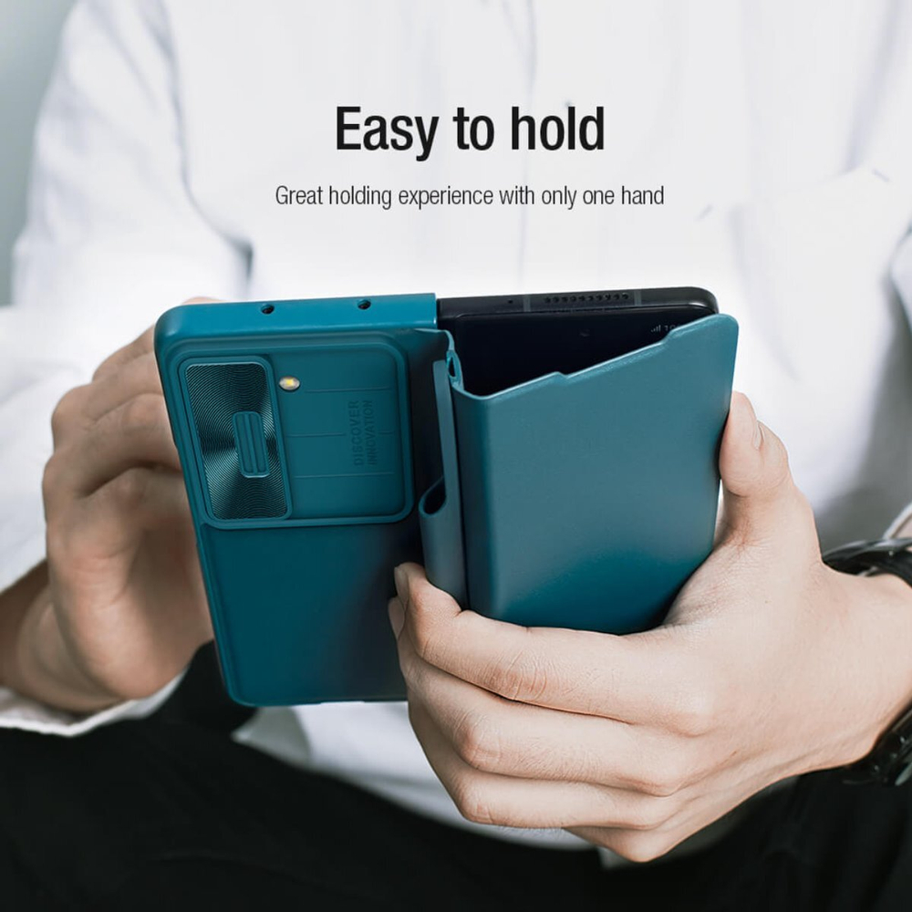 Кожаный чехол-книжка Nillkin Leather Qin Pro для Samsung Galaxy Z Fold 5