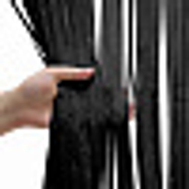 Занавес Дождик, черный, 1 м х 2 м