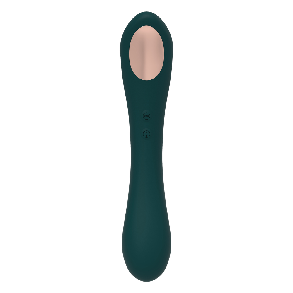 Вакуумный стимулятор New Quiver Teal 11255AL