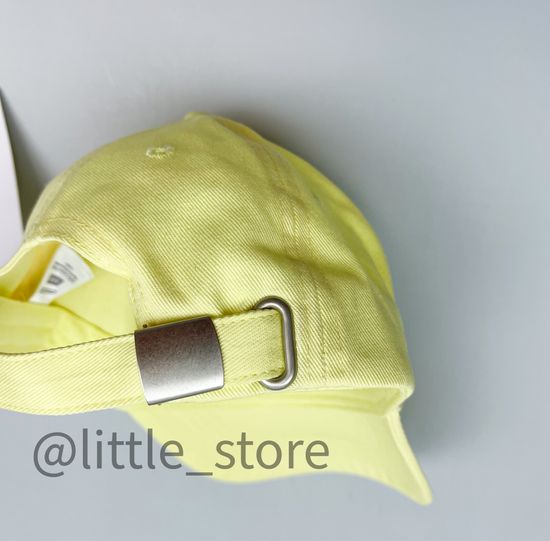 Кепка текстильная с нашивками, Светло-желтая
