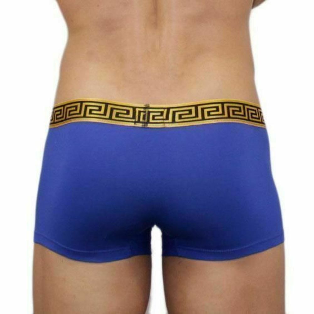 Мужские трусы боксеры синие Versace Blue