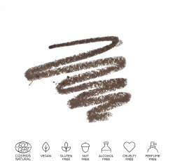 MÁDARA The Brow Pencil - Карандаш для бровей оттенок #1 Dark Brown ​, 1 g