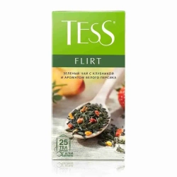 Чай в пакетиках зеленый Tess Flirt, 25 шт