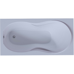 Акриловая ванна Aquatek (Акватек) Мартиника 180x90, с каркасом, с фронтальной панелью, со сливом-переливом