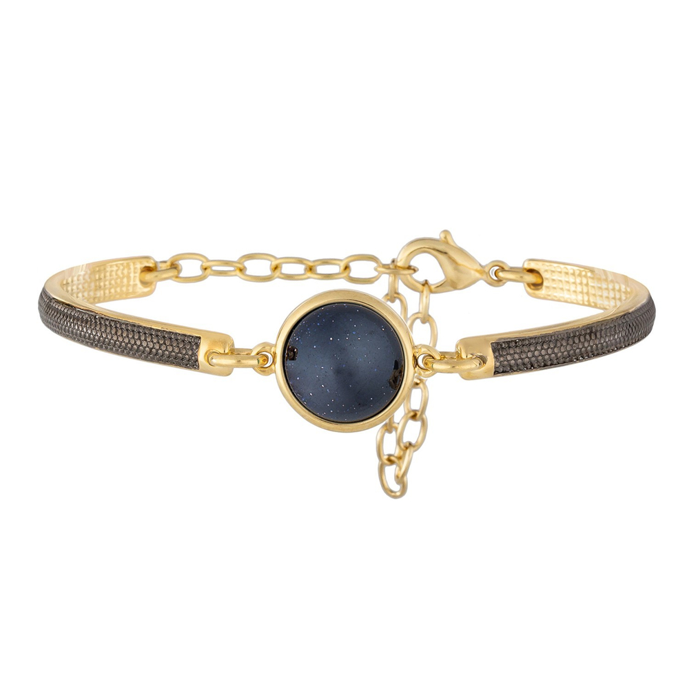 Браслет классический Possebon Pearl Sodalite C1363.22 BL/G