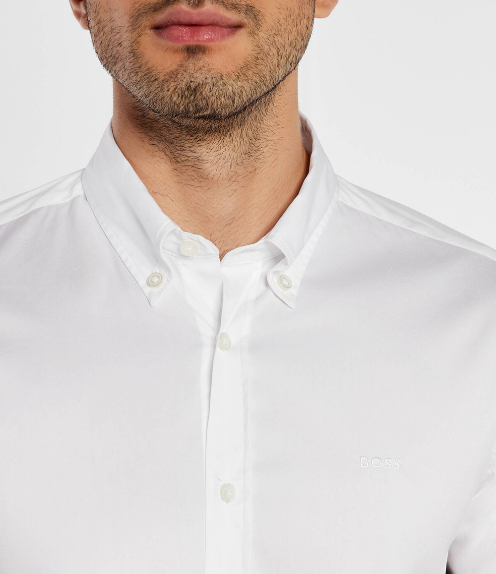Рубашка H-ROAN-BD-E-C1-243 BOSS BLACK - белый(50520291)
