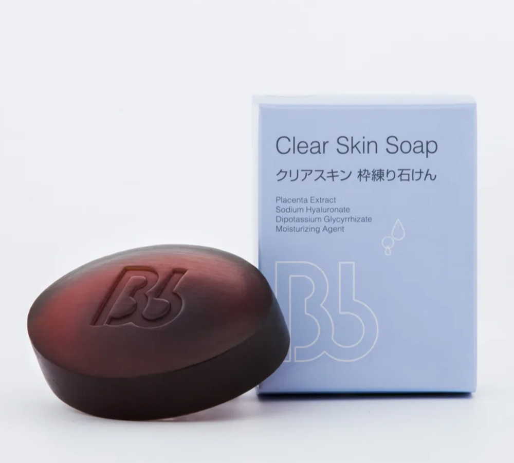 Bb Laboratories Мыло плацентарно-гиалуроновое ClearSkinSoap 80 г