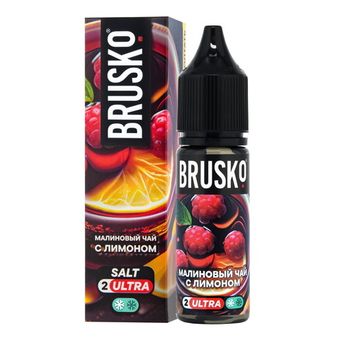 Жидкость BRUSKO Salt (Chubby) 2% ULTRA 35 ml - Малиновый чай с лимоном