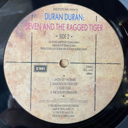 Винтажная виниловая пластинка LP Duran Duran Seven And The Ragged Tiger (Япония 1983) I Take The Dice