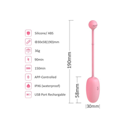 Тренажер Кегеля Magic Motion Kegel Coach розовый