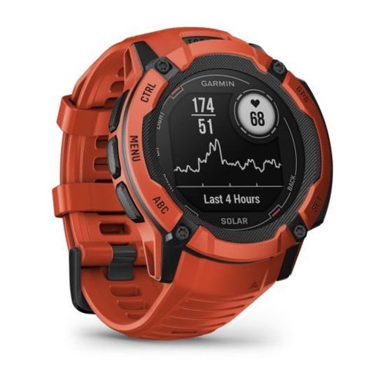 Умные часы Garmin Instinct 2X Solar красный
