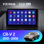 Teyes CC2 Plus 9" для Honda CR-V 2 2001-2006