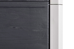 Уличная тумба TOOMAX 2х дверная глубокая WOODY'S XL (2 полки), антрацит