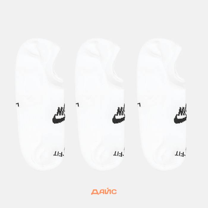 Носки Nike Everyday Plus Cushioned No Show Footie 3 Pairs