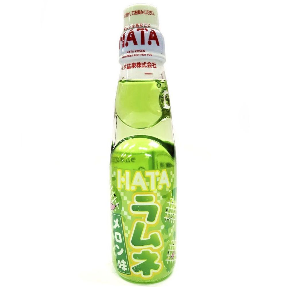 Газированный напиток Hatakosen Ramune Melon со вкусом дыни, 200 мл 🇯🇵