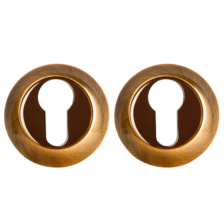 Накладка под цилиндр ET RM CFB-18 кофе глянец