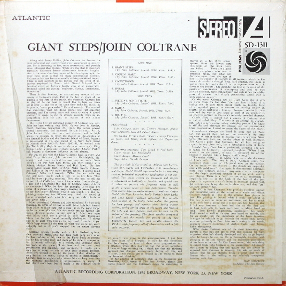 John Coltrane / Giant Steps (LP)