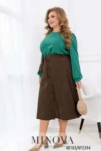 Юбка 2394-коричневый Minova