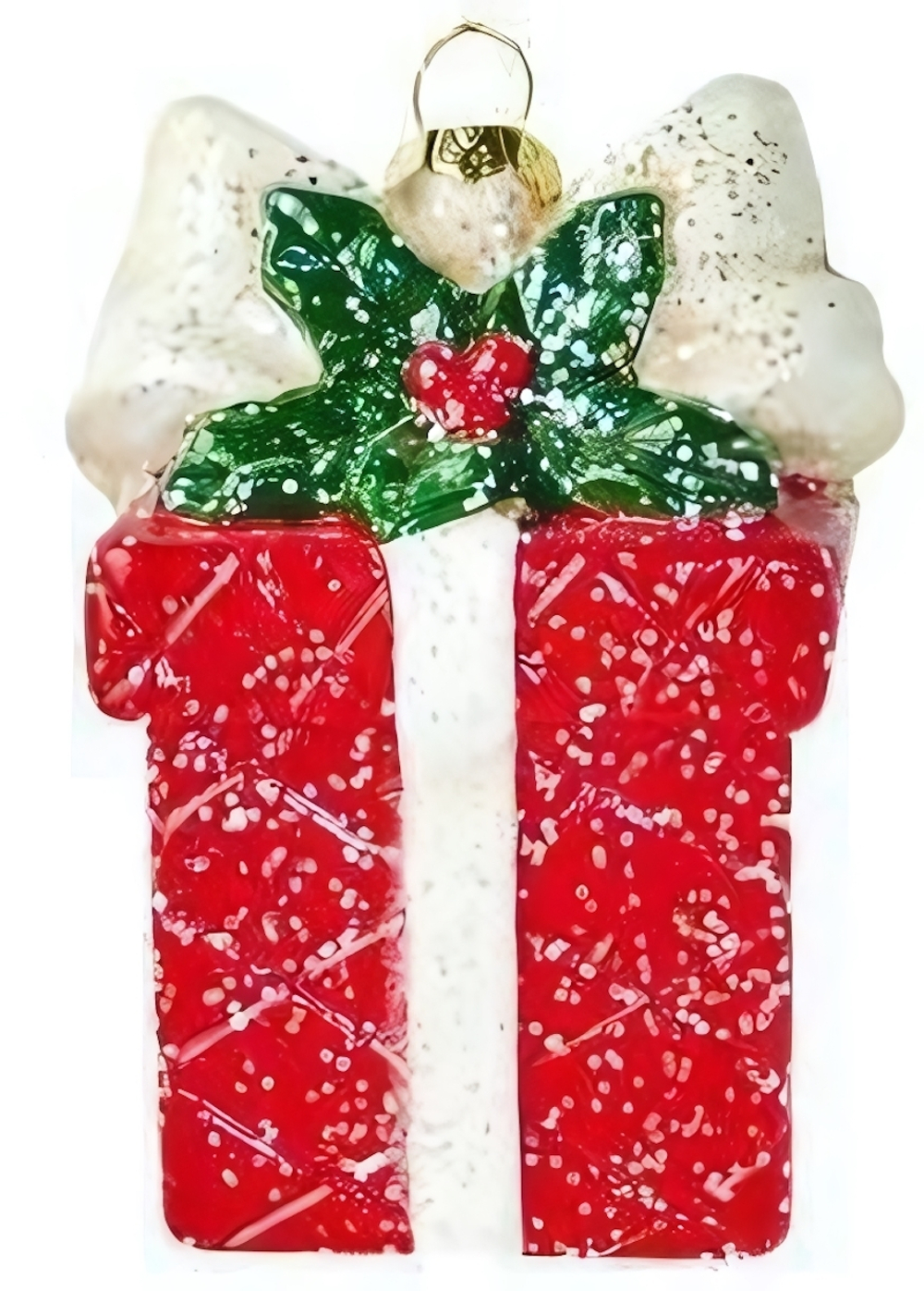 Елочное украшение Подарок 9,5 см, пластик