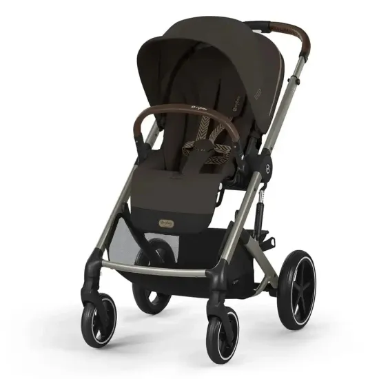 Коляска 2 в 1 Cybex Balios S Lux 2025 (Chocolate Brown/Taupe)