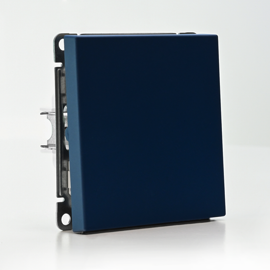 Выключатель 1-кл. ArtGallery 10AX быстрозажим. клем. механизм аквамарин SE GAL001111S