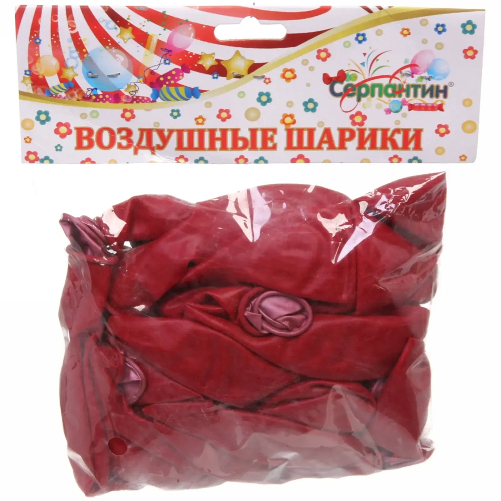 Воздушные шары «Фантазия» 25шт 12»/30см фуксия